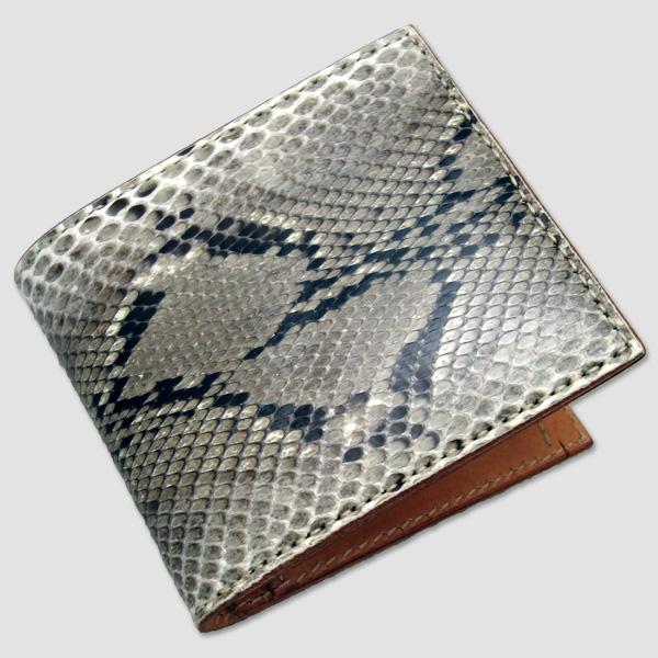 ファニー　FUNNY　ビルフォード・パイソン(ニシキヘビ)二つ折り財布　“FUNNY Billford DIAMOND PYTHON” |  | 01