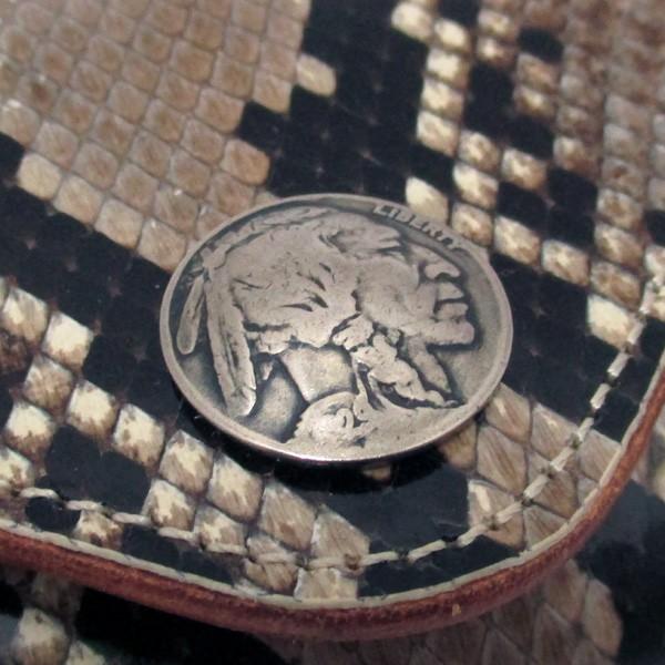 ファニー　FUNNY　コインケース・ベローズ　パイソン　“FUNNY Coin Case Bellows Python 5c Indian Rep”｜doing｜06