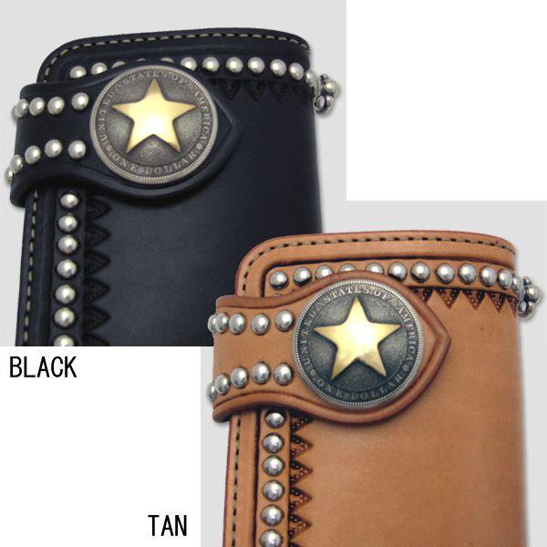 ファニー　ライダースウォレット　モーガンスターコンチョ ファニー ライダースウォレット モーガンスターコンチョ