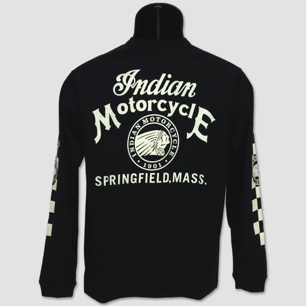 インディアン・モーターサイクル　INDIAN MOTORCYCLE　長袖ライダーＴシャツ　“INDIAN HEAD” IM67900 | INDIAN MOTOCYCLE | 01