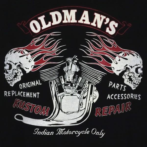 インディアン・モーターサイクル　INDIAN MOTORCYCLE　長袖ライダーＴシャツ　“SKULL FLAME” IM67901 | INDIAN MOTOCYCLE | 04