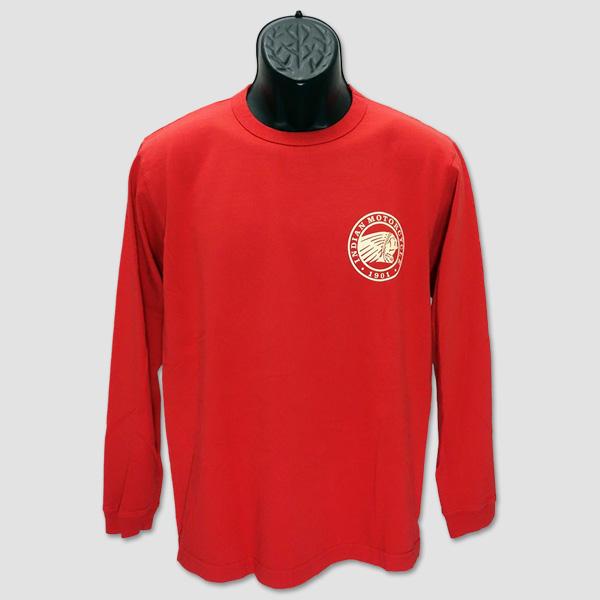 インディアン・モーターサイクル　INDIAN MOTORCYCLE　長袖ライダーTシャツ　“FLYING WHEEL” IM69293 | INDIAN MOTOCYCLE | 01