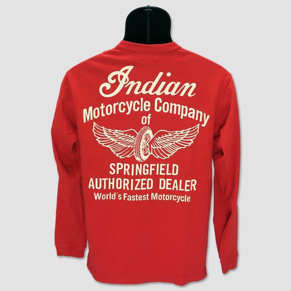 インディアン・モーターサイクル　INDIAN MOTORCYCLE　長袖ライダーTシャツ　“FLYING WHEEL” IM69293 | INDIAN MOTOCYCLE | 02