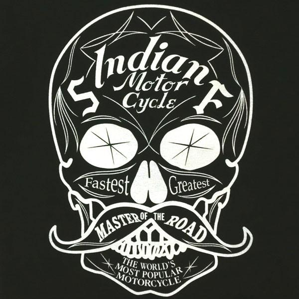 インディアン・モーターサイクル　INDIAN MOTORCYCLE　半袖ライダーＴシャツ　“MUSTCHE SKULL” IM77959 | INDIAN MOTOCYCLE | 05