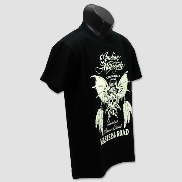 インディアン・モーターサイクル　Indian Motorcycle　半袖ライダーTシャツ　“BAT SKELETON” IM78742｜doing｜03