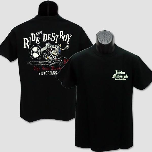 インディアン・モーターサイクル　Indian Motorcycle　半袖ライダーTシャツ　“RIDE AND DESTROY” IM78744 | INDIAN MOTOCYCLE