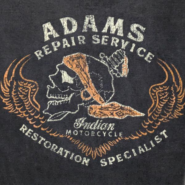 インディアン・モーターサイクル　INDIAN MOTORCYCLE　ピグメント加工Tシャツ　“ADAMS REPAIR SERVICE PIGMENT DYE T-SHIRT” IM79557 | INDIAN MOTOCYCLE | 06