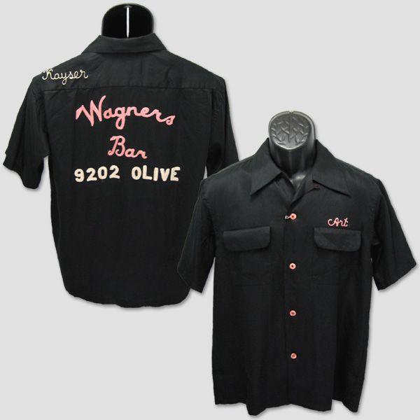 King Louie　Ten STRIKE ボウリングシャツ "Wagners Bar" | 