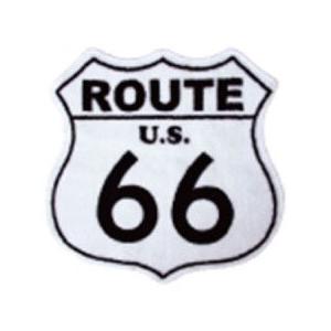 アメリカン・フロアマット AMERICAN FLOOR MAT　“ROUTE 66” ROUTE66-WHT | 