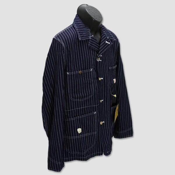 シュガーケーン　SUGAR CANE　ウォバッシュストライプ　ワークコート　“9oz WABASH STRIPE WORK COAT” SC14372 | SUGAR CANE | 02