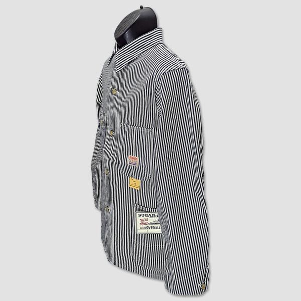 シュガーケーン　SUGAR CANE　11ozヒッコリーストライプ・ワークコート　“11oz HICKORY STRIPE WORK COAT” SC15656 | SUGAR CANE | 03