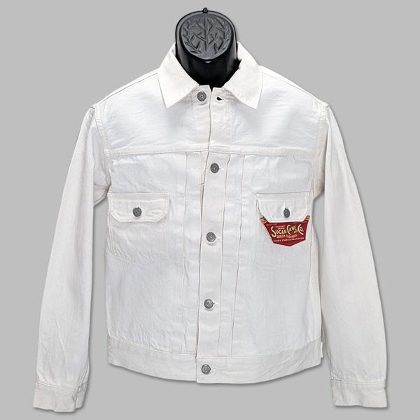 シュガーケーン　SUGAR CANE　13oz. WHITE DENIM JACKET.1953 MODEL　“13oz. WHITE DENIM JACKET.1953 MODEL” SC15720 | SUGAR CANE