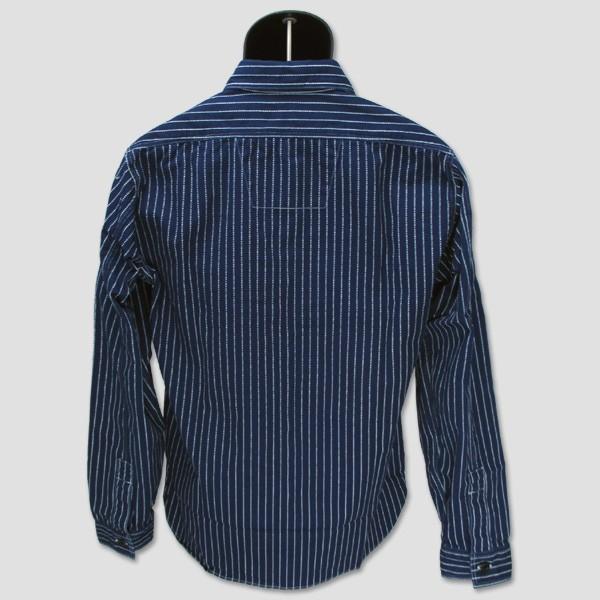 SUGAR CANE CANE ウォバッシュ・ストライプワークシャツ