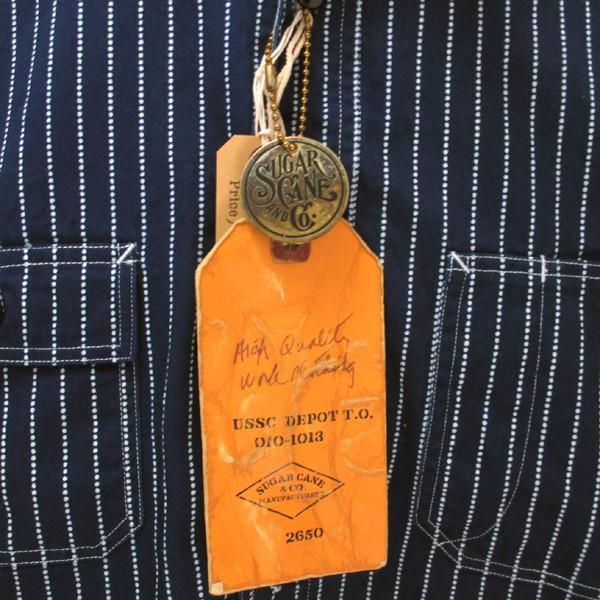 SUGAR CANE　ウォバッシュ・ストライプワークシャツ　“FICTION ROMANCE WABASH STRIPE WORK SHIRT” | SUGAR CANE | 04