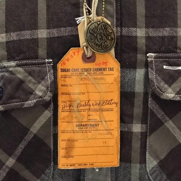 シュガーケーン SUGAR CANE　長袖ツウィルチェック・ワークシャツ　“6.2oz TWILL CHECK WORK SHIRT” | SUGAR CANE | 04