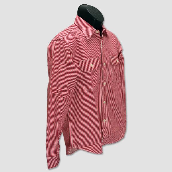 SUGAR CANE シュガーケーン SUGAR CANE 長袖ヒッコリーストライプ