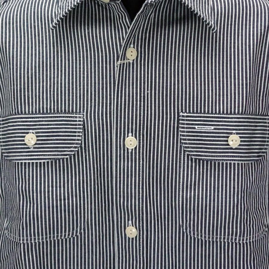 シュガーケーン　SUGAR CANE　長袖ヒッコリーストライプ・ワークシャツ　“HICKORY STRIPE L/S WORK SHIRT” SC27853 | SUGAR CANE | 04