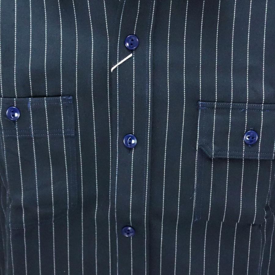 シュガーケーン　SUGAR CANE　長袖ヘリンボーンストライプワークシャツ　“HERRINGBONE STRIPE WORK SHIRT” SC27999 | SUGAR CANE | 04