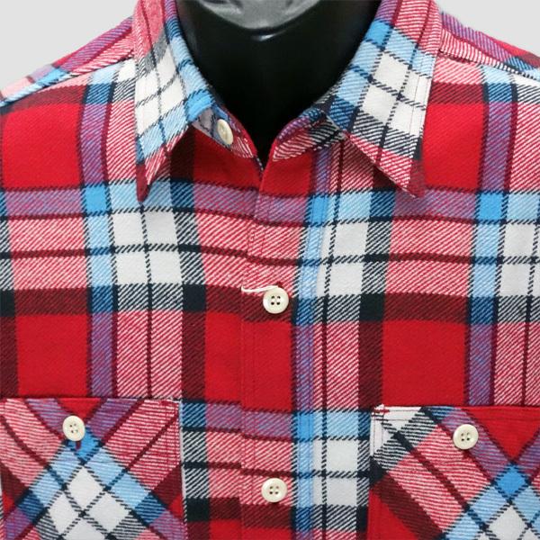 シュガーケーン　SUGAR CANE　長袖ツイルチェック・ワークシャツ　“TWILL CHECK L/S WORK SHIRT” SC28742 | SUGAR CANE | 05