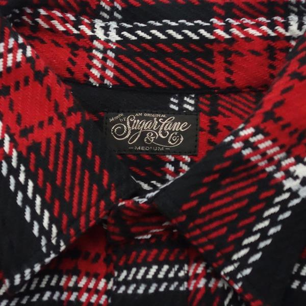 シュガーケーン　SUGAR CANE　厚手ツイルチェック・ワークシャツ　“7/- HEAVY TWILL CHECK WORK SHIRT” SC28764 | SUGAR CANE | 05