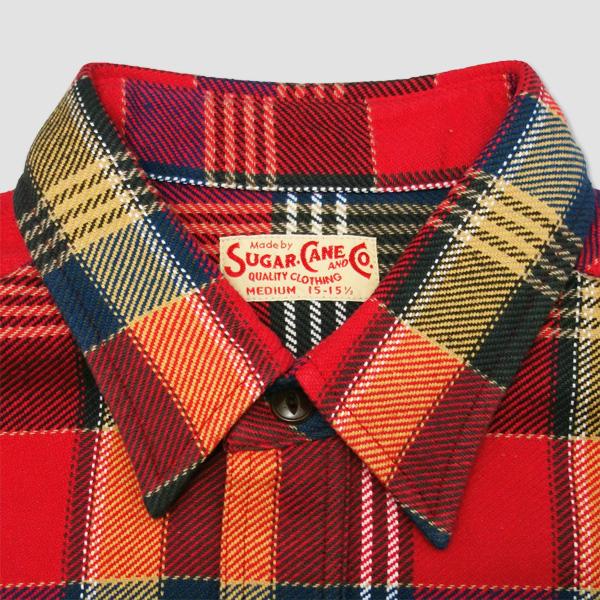 シュガーケーン　SUGAR CANE　厚手ツイルチェックワークシャツ　“TWILL CHECK L/S WORK SHIRT” SC28955 | SUGAR CANE | 04