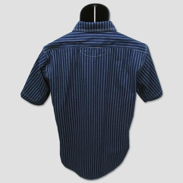 シュガーケーン　SUGAR CANE　ウォバッシュ・ストライプ半袖ワークシャツ　“8.5oz WABASH STRIPE WORK SHIRT” | SUGAR CANE | 01