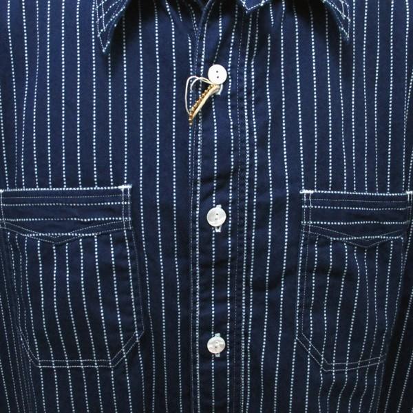 シュガーケーン　ウォバッシュ　Sサイズ　半袖ワークシャツ SUGAR CANE シュガーケーン SUGAR CANE ウォバッシュ