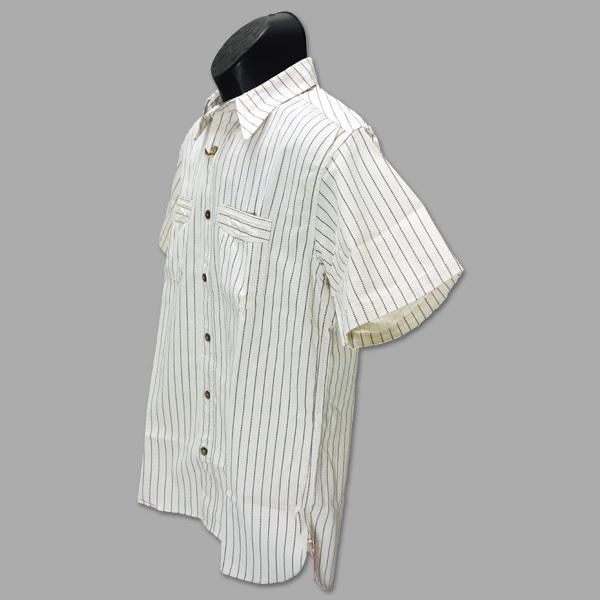 シュガーケーン　SUGAR CANE　ウォバッシュ・ストライプ半袖ワークシャツ　“8.5oz WABASH STRIPE WORK SHIRT” SC37275A | SUGAR CANE | 02