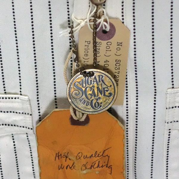 シュガーケーン　SUGAR CANE　ウォバッシュ・ストライプ半袖ワークシャツ　“8.5oz WABASH STRIPE WORK SHIRT” SC37275A | SUGAR CANE | 05