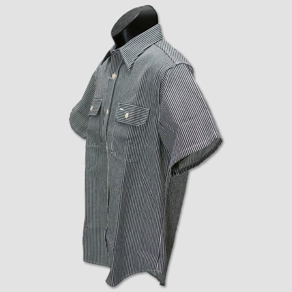 シュガーケーン　SUGAR CANE 半袖ヒッコリーストライプ・ワークシャツ　“SHORT SLEEVE STRIPE WORK SHIRT” SC37944 | SUGAR CANE | 03