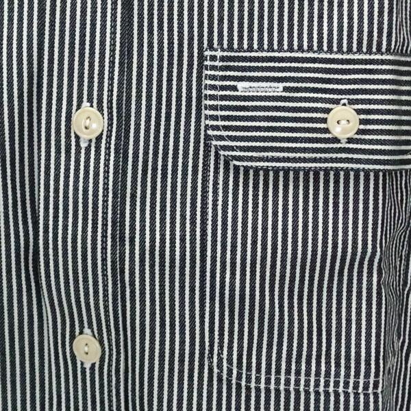 シュガーケーン　SUGAR CANE 半袖ヒッコリーストライプ・ワークシャツ　“SHORT SLEEVE STRIPE WORK SHIRT” SC37944 | SUGAR CANE | 04