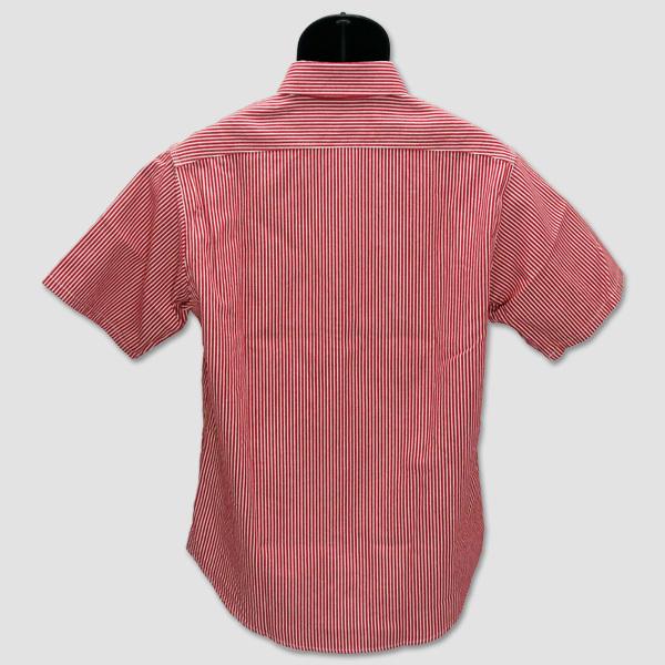 シュガーケーン　SUGAR CANE 半袖ヒッコリーストライプ・ワークシャツ　“SHORT SLEEVE STRIPE WORK SHIRT” SC37944 | SUGAR CANE | 01