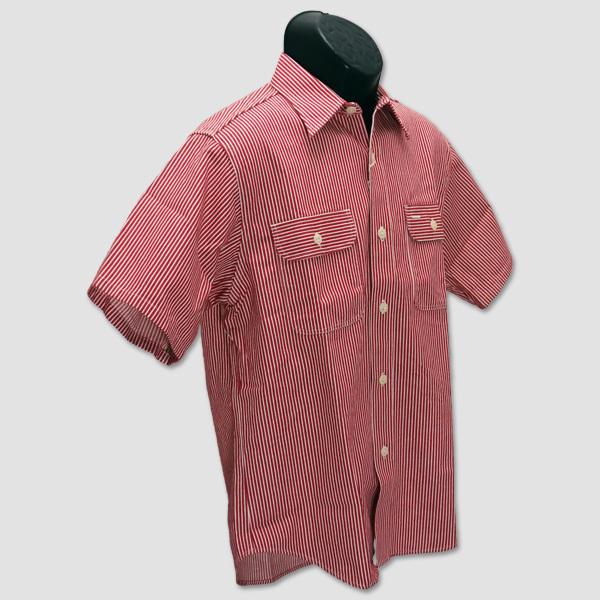 シュガーケーン　SUGAR CANE 半袖ヒッコリーストライプ・ワークシャツ　“SHORT SLEEVE STRIPE WORK SHIRT” SC37944 | SUGAR CANE | 02