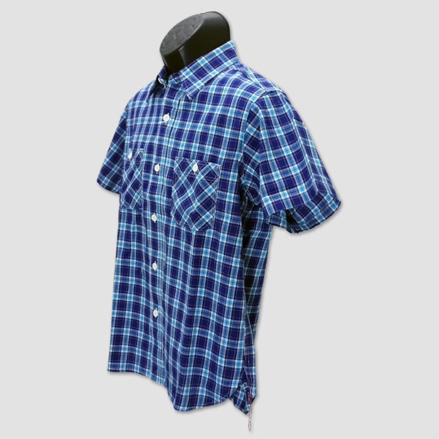シュガーケイン　SUGAR CANE　半袖ミニチェックワークシャツ　“MINI CHECK S/S WORK SHIRT” SC38157 | SUGAR CANE | 03