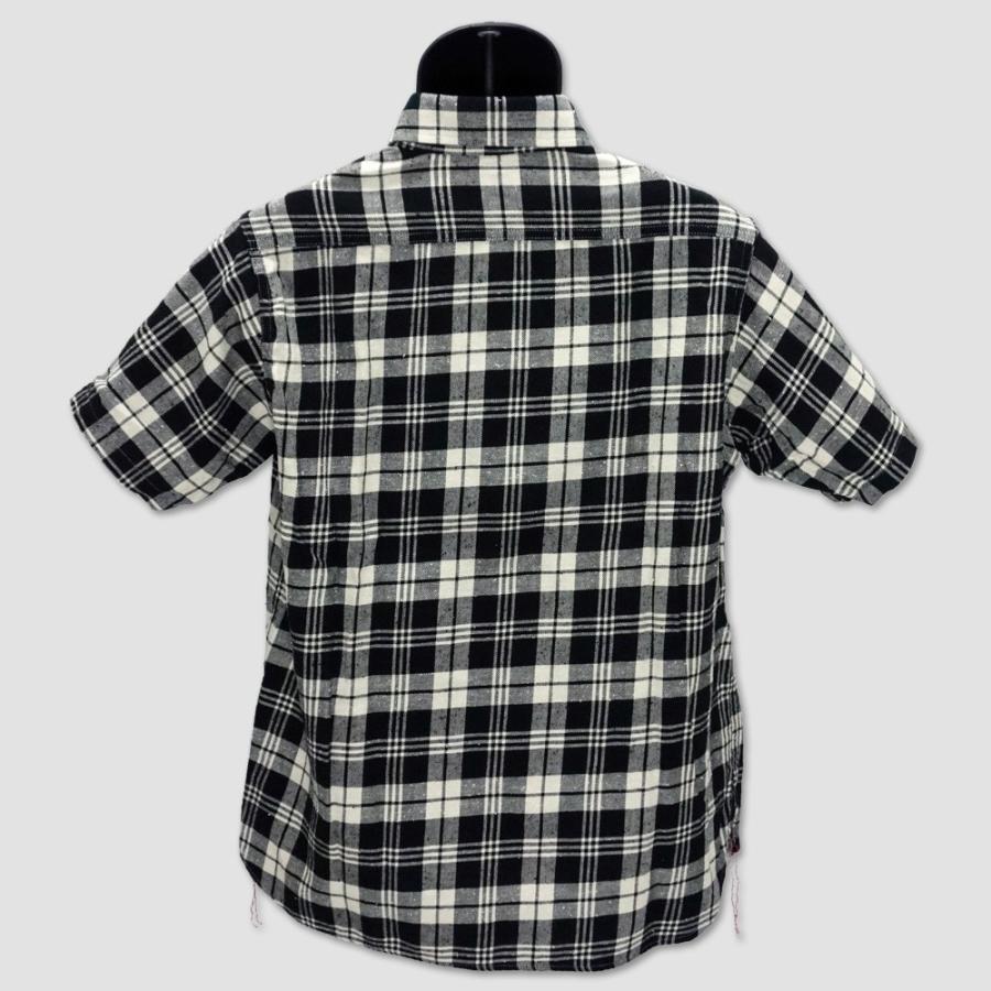 シュガーケイン　SUGAR CANE　半袖ネップツィルチェックワークシャツ　“NEP TWILL CHECK S/S WORK SHIRT” SC38158 | SUGAR CANE | 01