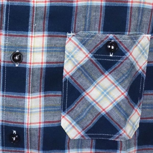 シュガーケーン　SUGER CANE　半袖チェックシャツ　“COTTON LINEN TWILL CHECK SHIRT” SC38692 | SUGAR CANE | 04