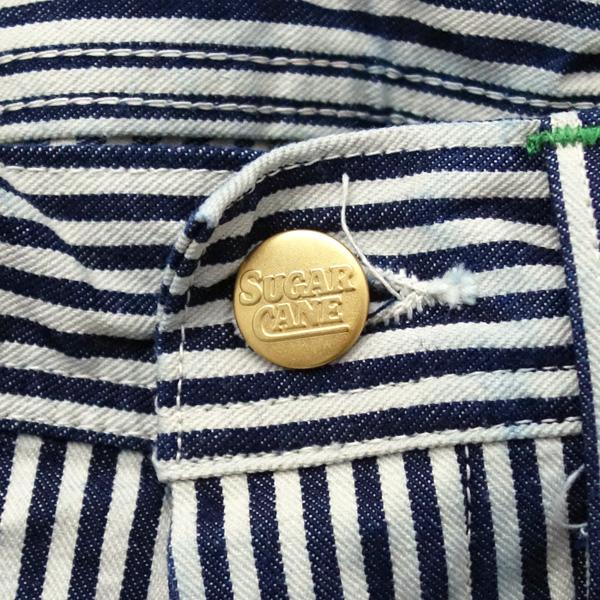 シュガーケーン　SUGAR CANE　ヒッコリーストライプ・ワークパンツ　“11oz HICKORY STRIPE WORK PANTS” SC41823 | SUGAR CANE | 05