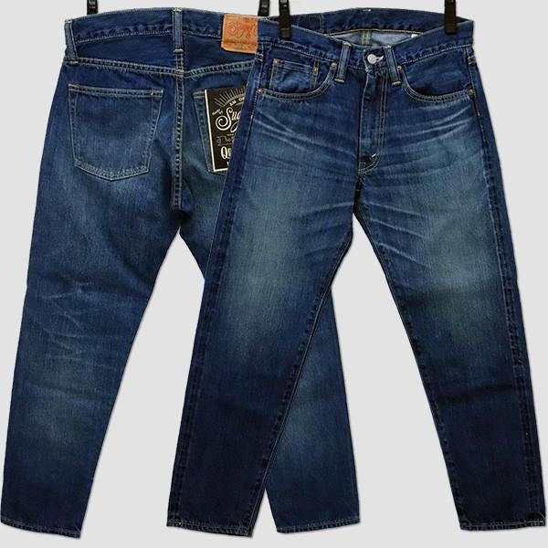 シュガーケーン　SUGAR CANE　12oz スリム テーパーフィット アンクルカットパンツ　“12oz INDIGO DENIM SLIM TAPER FIT ANCLE-CUT PANTS” SC41877 | SUGAR CANE