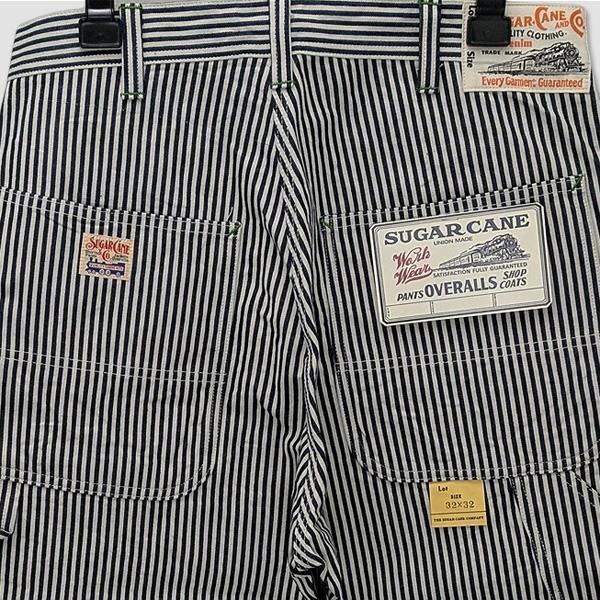 シュガーケーン　SUGAR CANE　11ozヒッコリーストライプ・ワークパンツ　“11oz HICKORY STRIPE WORK PANTS” SC42496 | SUGAR CANE | 05