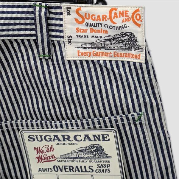 シュガーケーン　SUGAR CANE　11ozヒッコリーストライプ・ワークパンツ　“11oz HICKORY STRIPE WORK PANTS” SC42496 | SUGAR CANE | 06