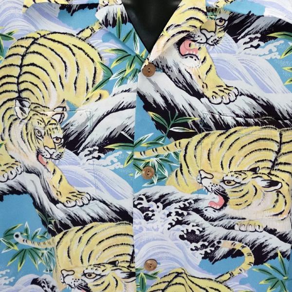サンサーフ　SUN SURF　長袖レーヨンハワイアンシャツ　“FIGHTING TIGER” SS29004 | SUN SURF | 04