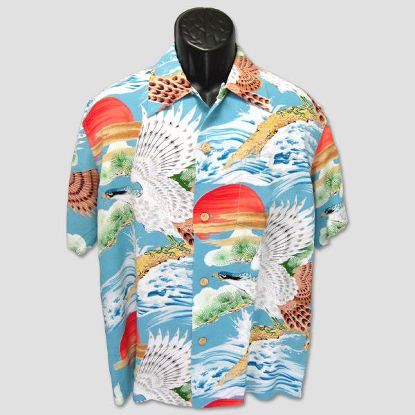 SUN SURF　半袖アロハシャツ・スペシャルエディション　"HAWK LIGHTED BY THE RISING SUN" | SUN SURF