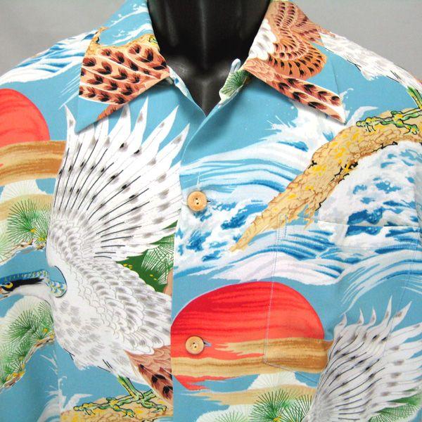 SUN SURF　半袖アロハシャツ・スペシャルエディション　"HAWK LIGHTED BY THE RISING SUN" | SUN SURF | 03