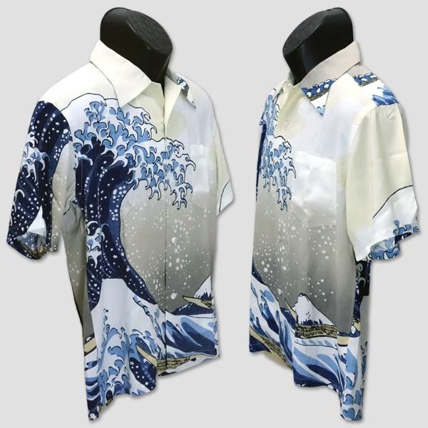 サンサーフ　SUN SURFx北斎アロハシャツ　“神奈川沖浪裏” SS37651 | SUN SURF | 02