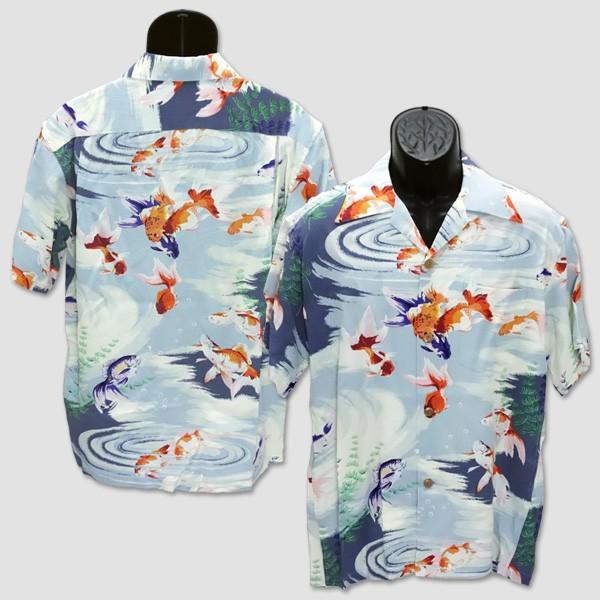 SUN SURF　サン・サーフ半袖ハワイアンシャツ　“GOLD FISH” SS38027 | SUN SURF
