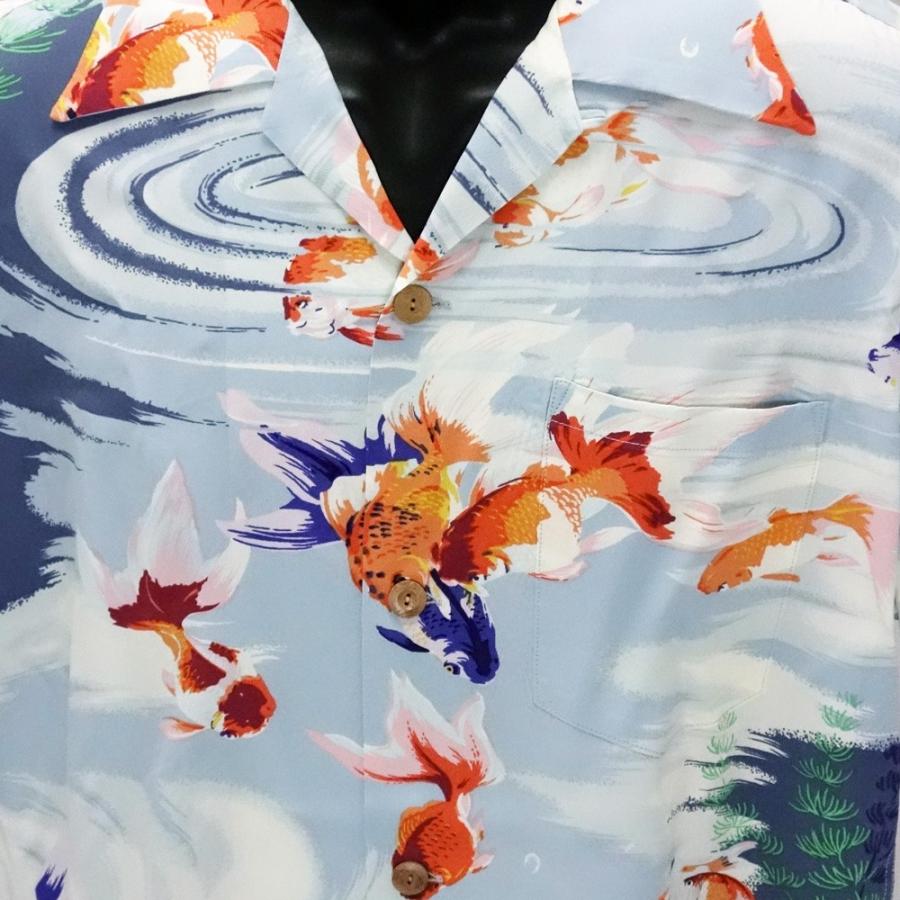 SUN SURF　サン・サーフ半袖ハワイアンシャツ　“GOLD FISH” SS38027 | SUN SURF | 05