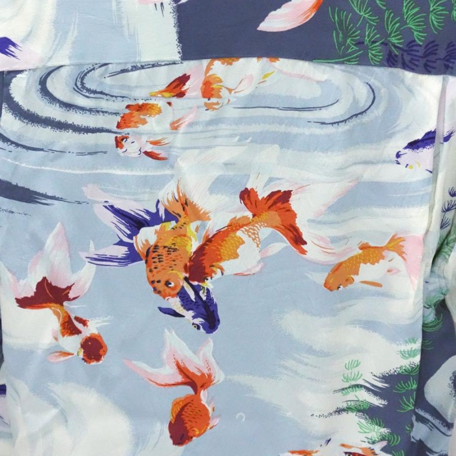SUN SURF　サン・サーフ半袖ハワイアンシャツ　“GOLD FISH” SS38027 | SUN SURF | 06