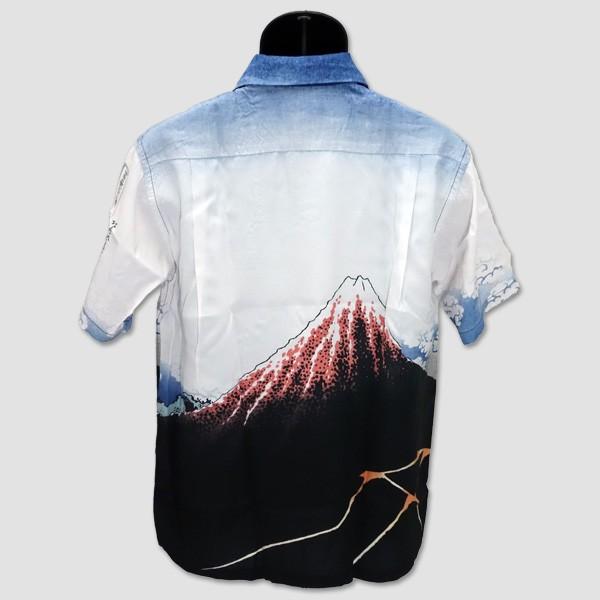 SUN SURF　サン・サーフx葛飾北斎 半袖ハワイアンシャツ SPECIAL EDITION　“北斎・山下白雨” SS38197 | SUN SURF | 02