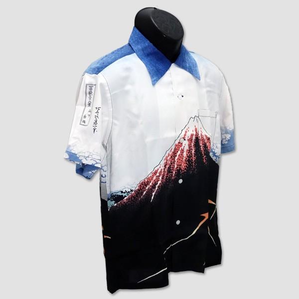 SUN SURF　サン・サーフx葛飾北斎 半袖ハワイアンシャツ SPECIAL EDITION　“北斎・山下白雨” SS38197 | SUN SURF | 03