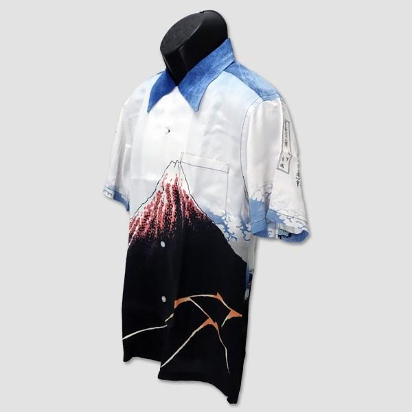 SUN SURF　サン・サーフx葛飾北斎 半袖ハワイアンシャツ SPECIAL EDITION　“北斎・山下白雨” SS38197 | SUN SURF | 04